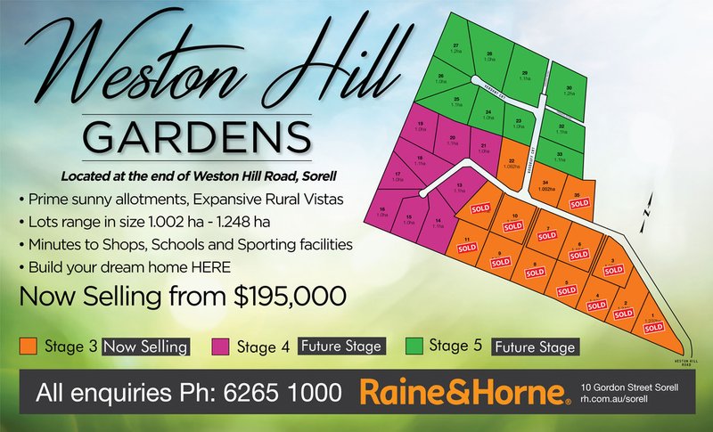 Lot 34 Weston Hill Gardens (Off Weston Hill Road) , Sorell TAS 7172