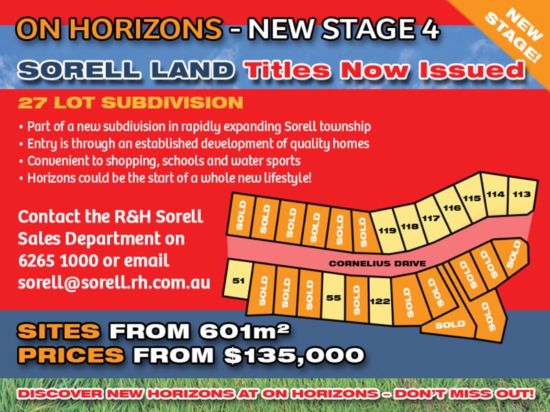 Lot 51 'On Horizons', Cornelius Drive, Sorell TAS 7172