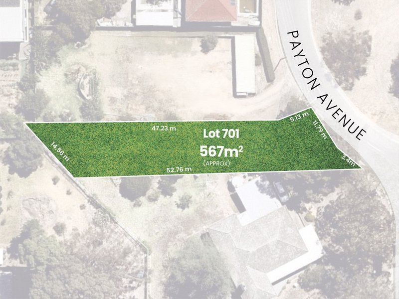 Lot 701/18 Payton Avenue, Dernancourt SA 5075