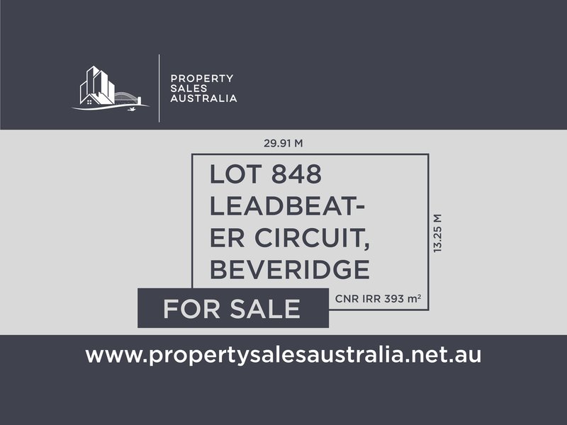 Photo - Lot 848 Leadbeater Circuit, Beveridge VIC 3753 - Image 1