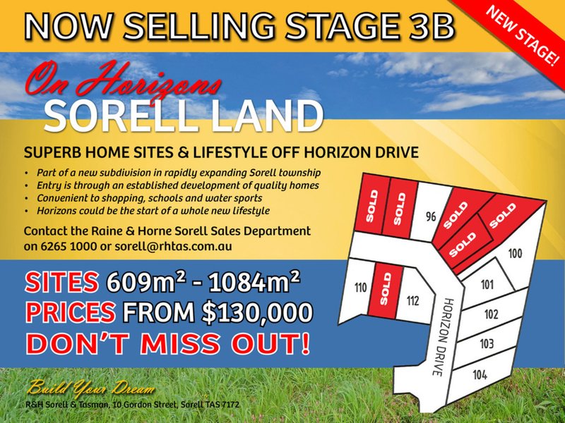 Lot 96 Horizon Drive, Sorell TAS 7172