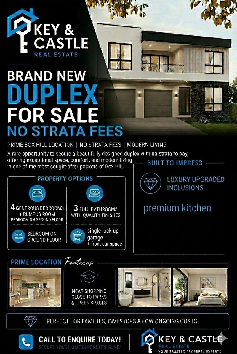 Photo - NO STRATA To Pay I Insepct Till 8Pm , Box Hill NSW 2765 - Image 1