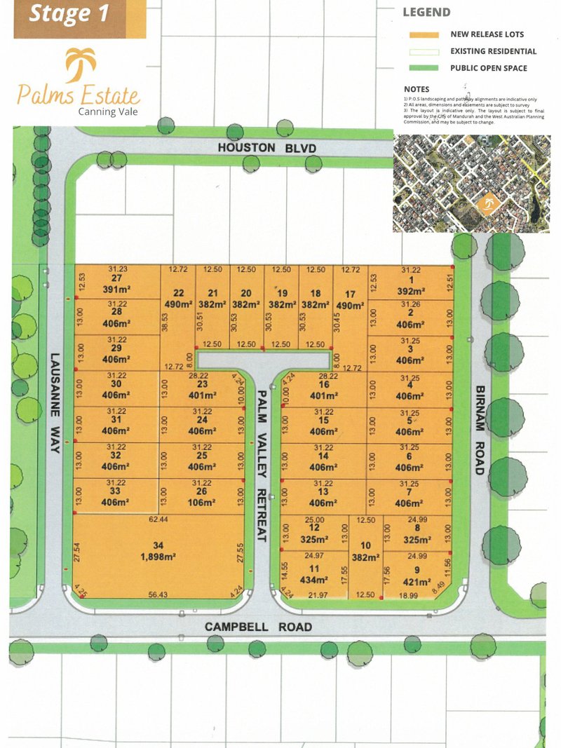 Proposed L Palm Valley Retreat, Canning Vale WA 6155